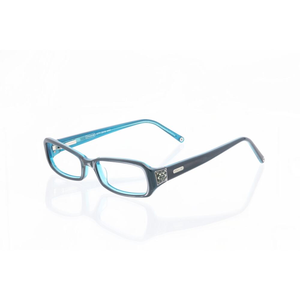 Coach Two-Tone Blue Rectangular Women's Eyeglass … - image 1
